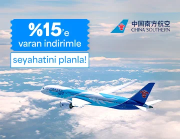 China Southern Airlines Uçuşlarında %15’e Varan İndirim!